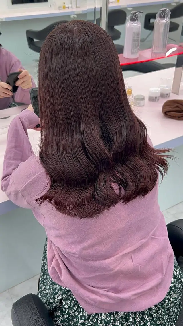 セミロング カラー ヘアアレンジ ヘアカラー ブリーチなしの達人 🌈KAITOのヘアスタイル