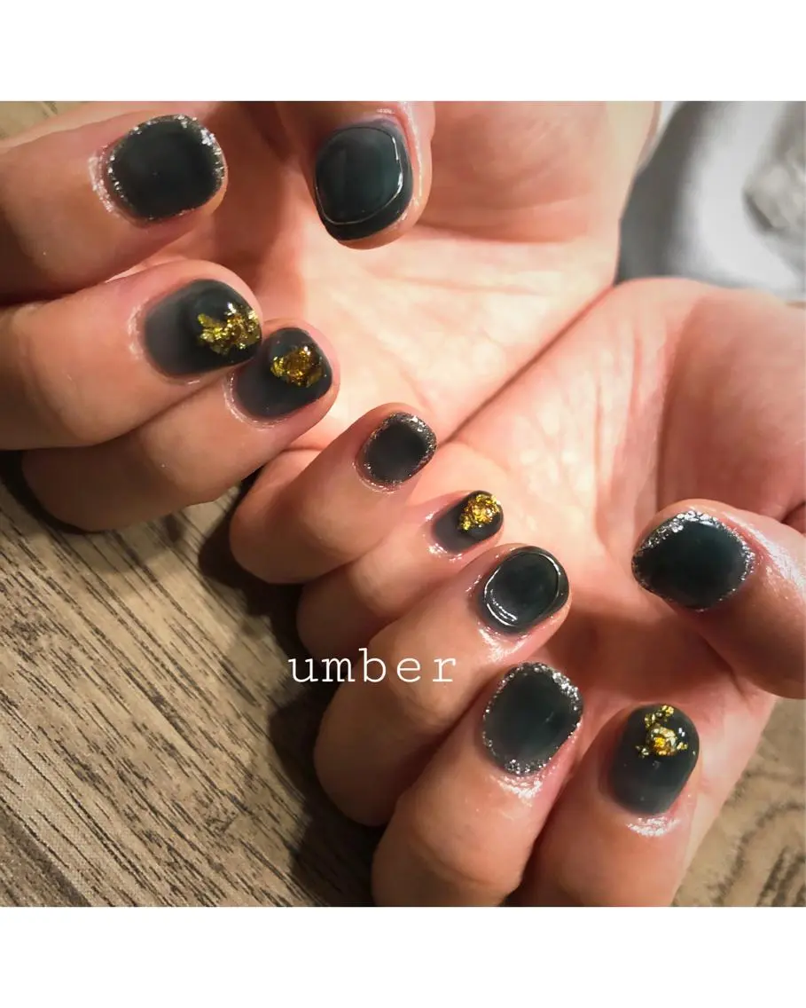 ネイル クリアネイル フットネイル フレンチネイル グラデーション マグネットネイル ハンドネイル umber 三茶1分のネイルデザイン