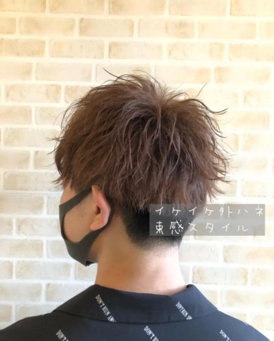 ショート カラー メンズ メンズブリーチ ブリーチ ブラウンカラー 透明感カラー 🟦西荻窪メンズ特化 美容師🟦Yu-Jiのヘアスタイル