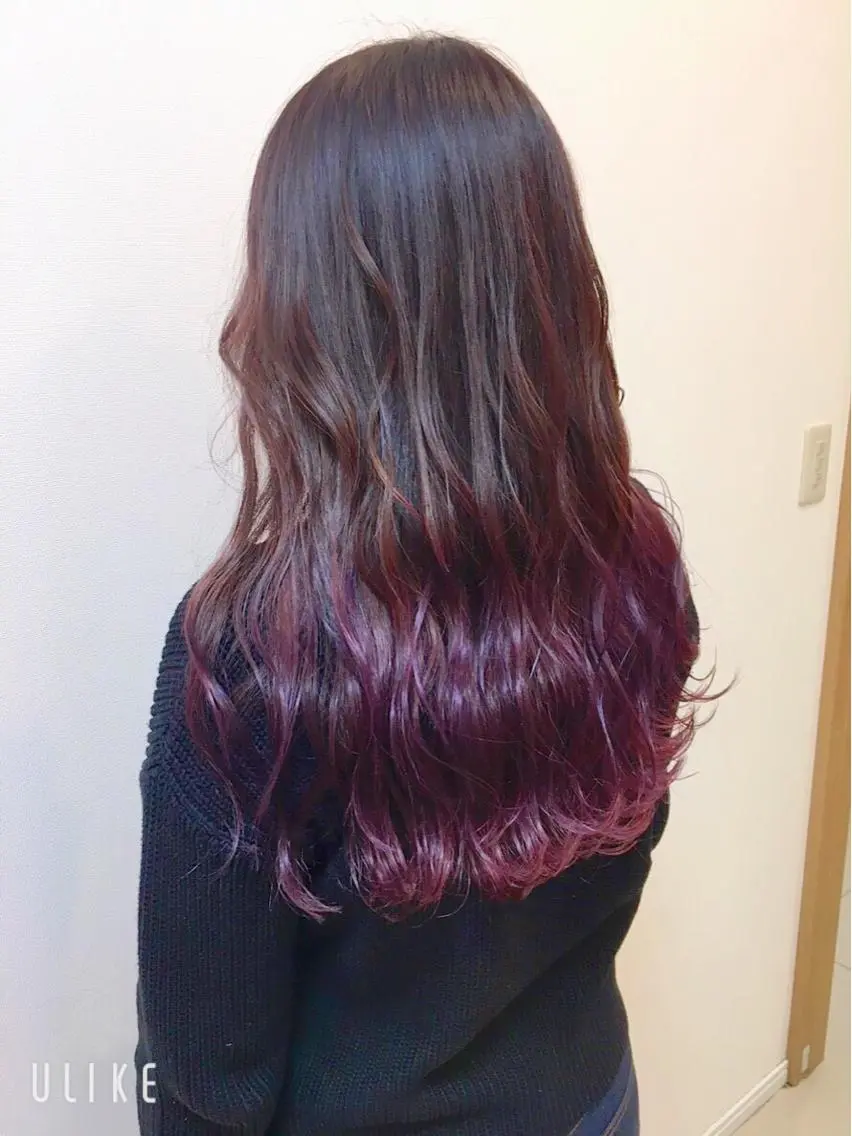 ロング カラー ヘアアレンジ グラデーションカラー 大人可愛いをご提案✨ 宮崎　雅美のヘアスタイル