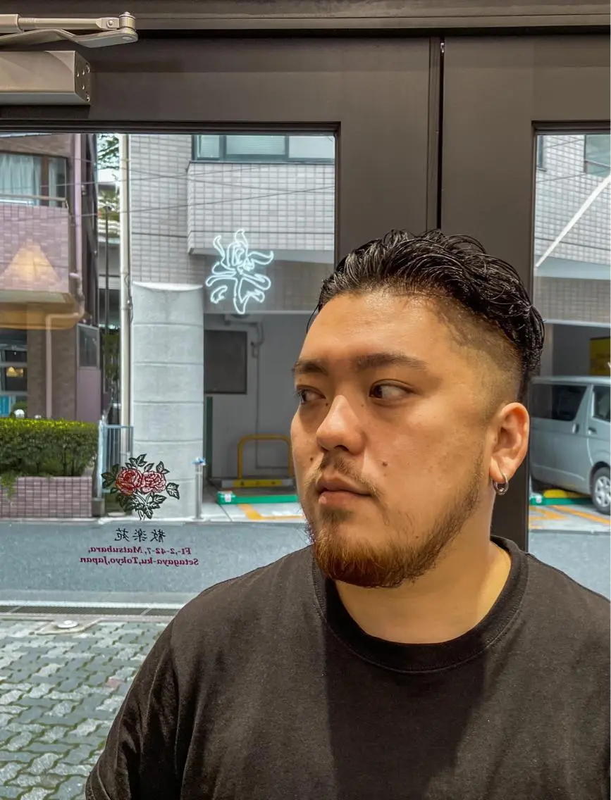 ショート パーマ メンズ フェードカット メンズパーマ スパイラルパーマ カット パーマ 💈圧倒的メンズ特化 DAITO💈のヘアスタイル