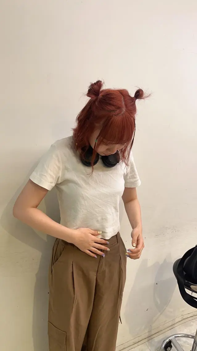 セミロング カラー ヘアアレンジ 愛されカラー🩷 はるなのヘアスタイル