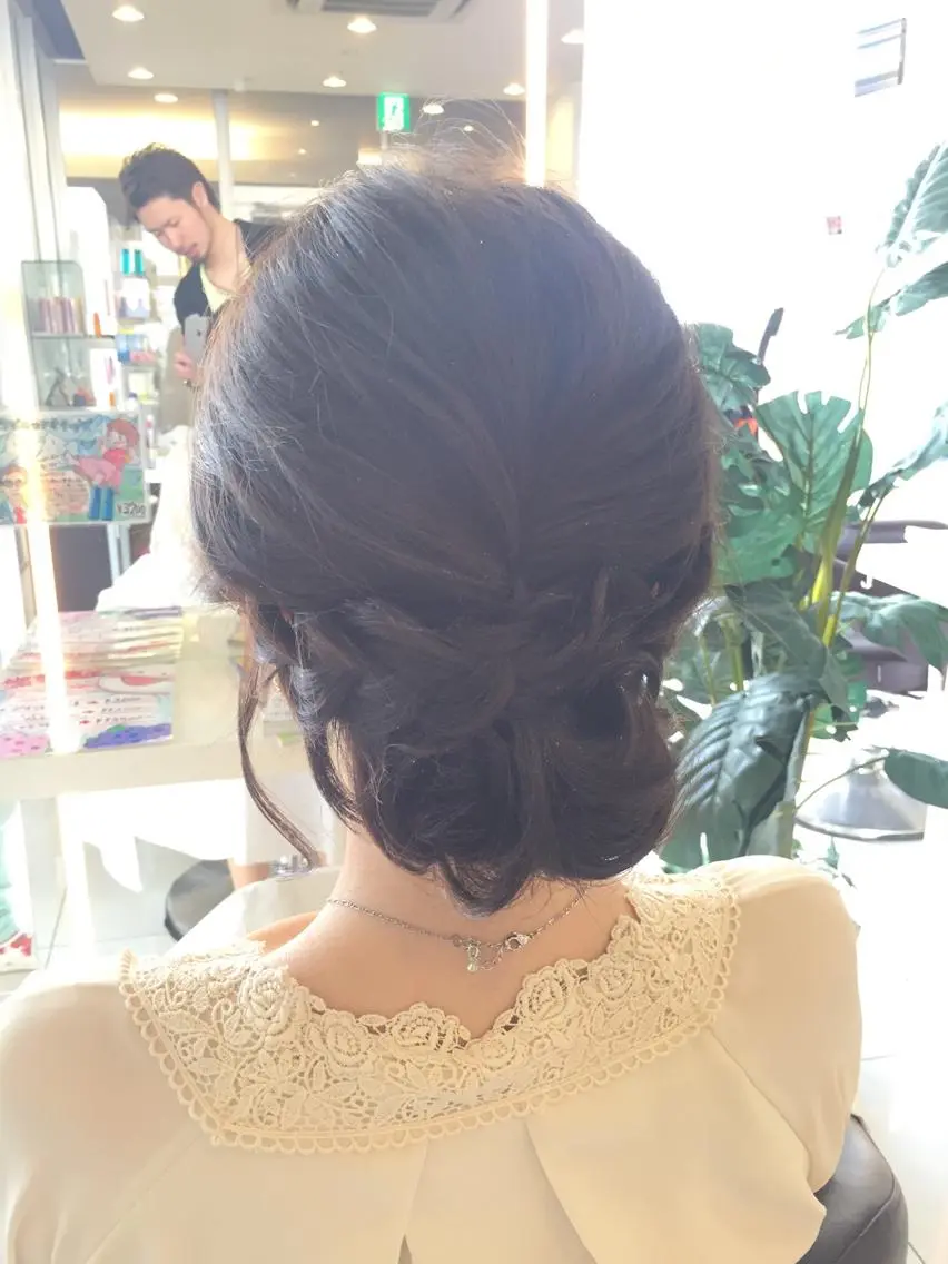 ロング ヘアアレンジ 松本 明日可のヘアスタイル