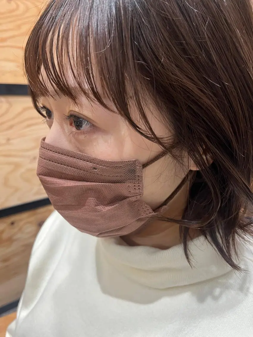 ショート カラー パーマ ヘアアレンジ メンズ キッズ ネイル マツエク・マツパ アイブロウ 久木原 ゆりのヘアスタイル