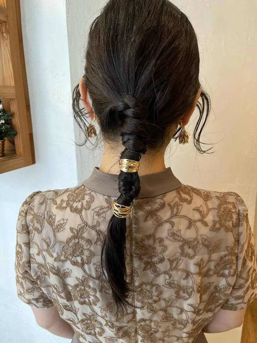 ロング カラー パーマ ヘアアレンジ メンズ nishi fuyumiのその他イメージ