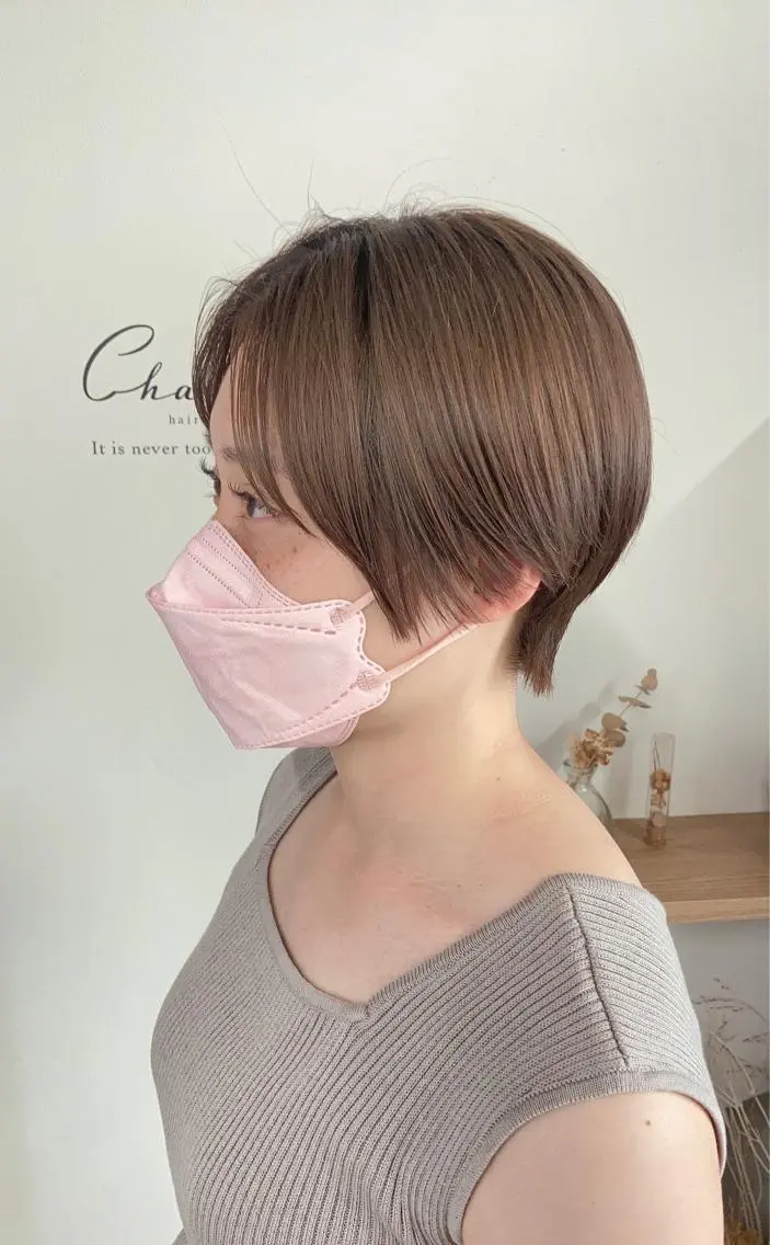ショート カラー ハンサムショート ショートヘア トリートメント Chainon　山中 拓也のヘアスタイル