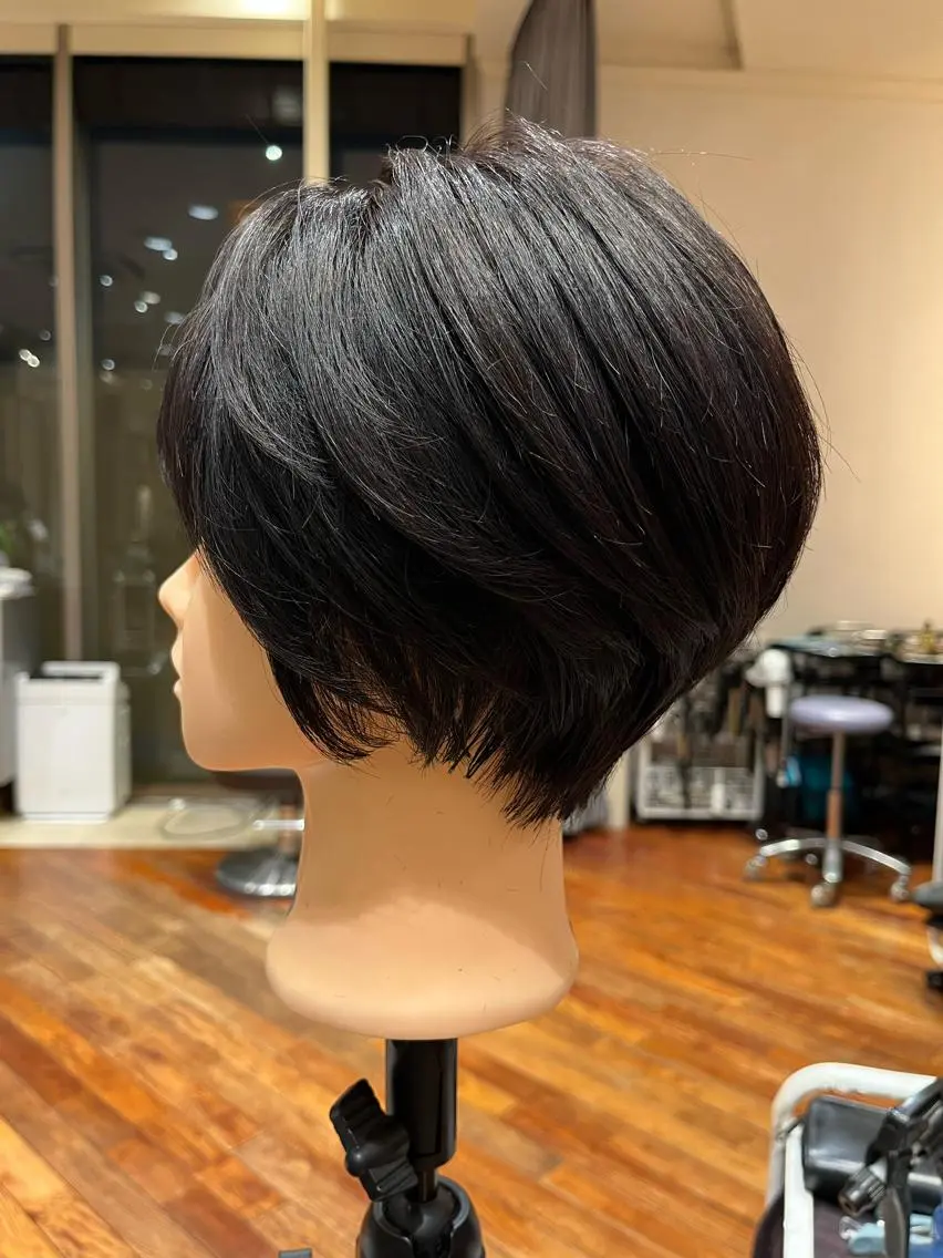 ショート ショートヘア 梅本 佳容子のヘアスタイル