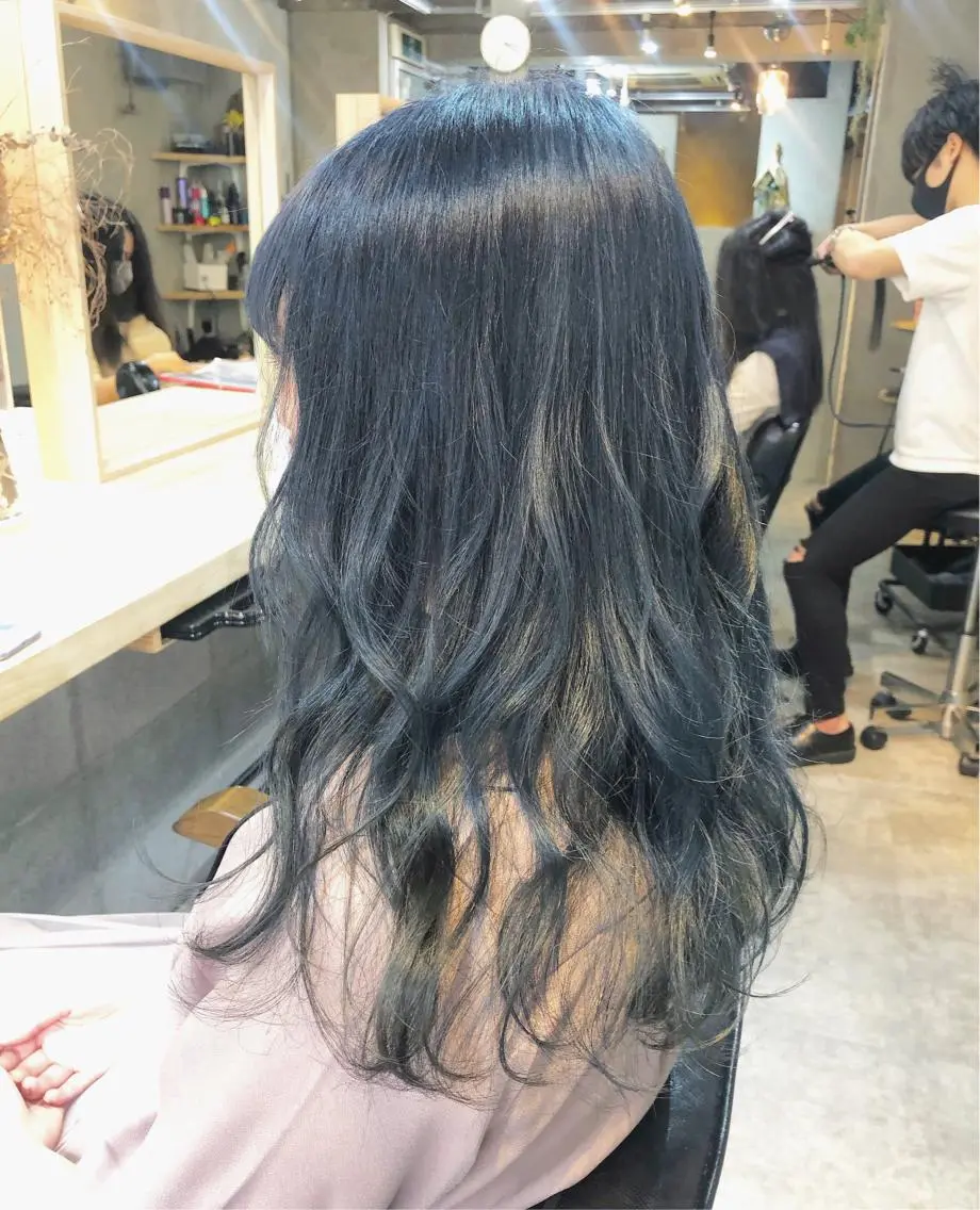 セミロング カット ヘアカラー トリートメント sano sayakaのヘアスタイル