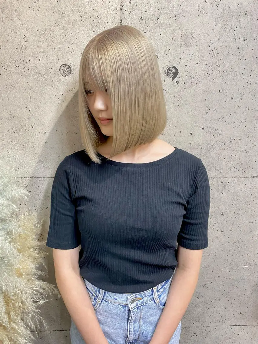 ミディアム カラー ヘアカラー トリートメント ⭕️ダメージレス特化 髪質改善🥇丸山憲人のヘアスタイル