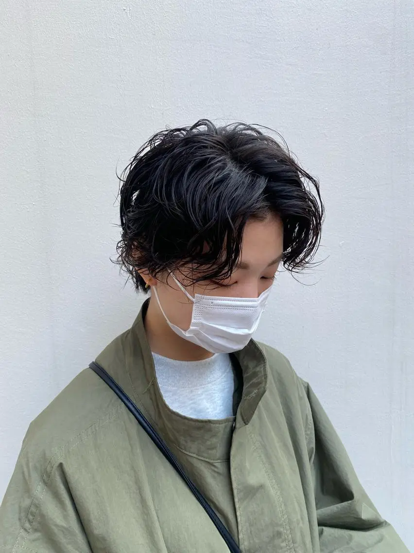 ショート パーマ カット パーマ トリートメント ✨メンズスタイル✨ Daiのヘアスタイル