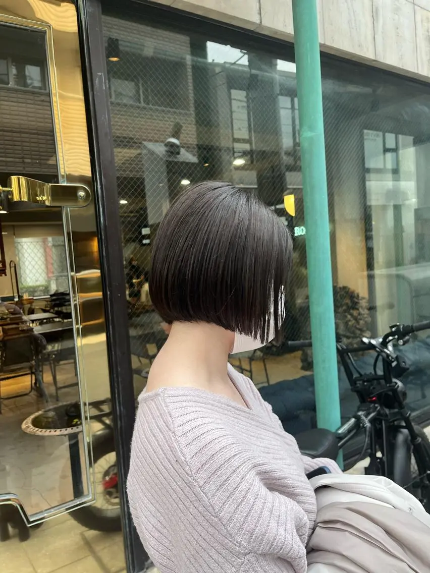 ショート カラー 透明感カラー ボブ カット ヘアカラー トリートメント ✨メンズスタイル✨ Daiのヘアスタイル