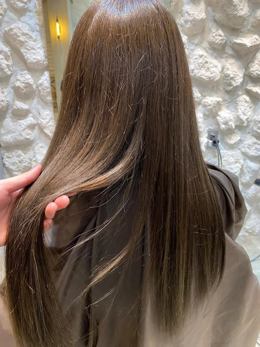 ロング カット 縮毛矯正 トリートメント Fan.ray⭐️ 松永拓巳のヘアスタイル