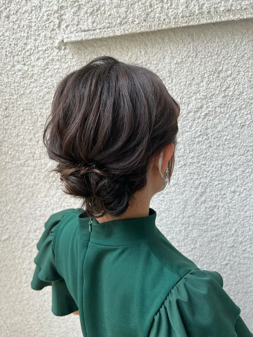 ヘアアレンジ ヘアセット ヘアメイクネイリスト hidemi中目黒のヘアスタイル