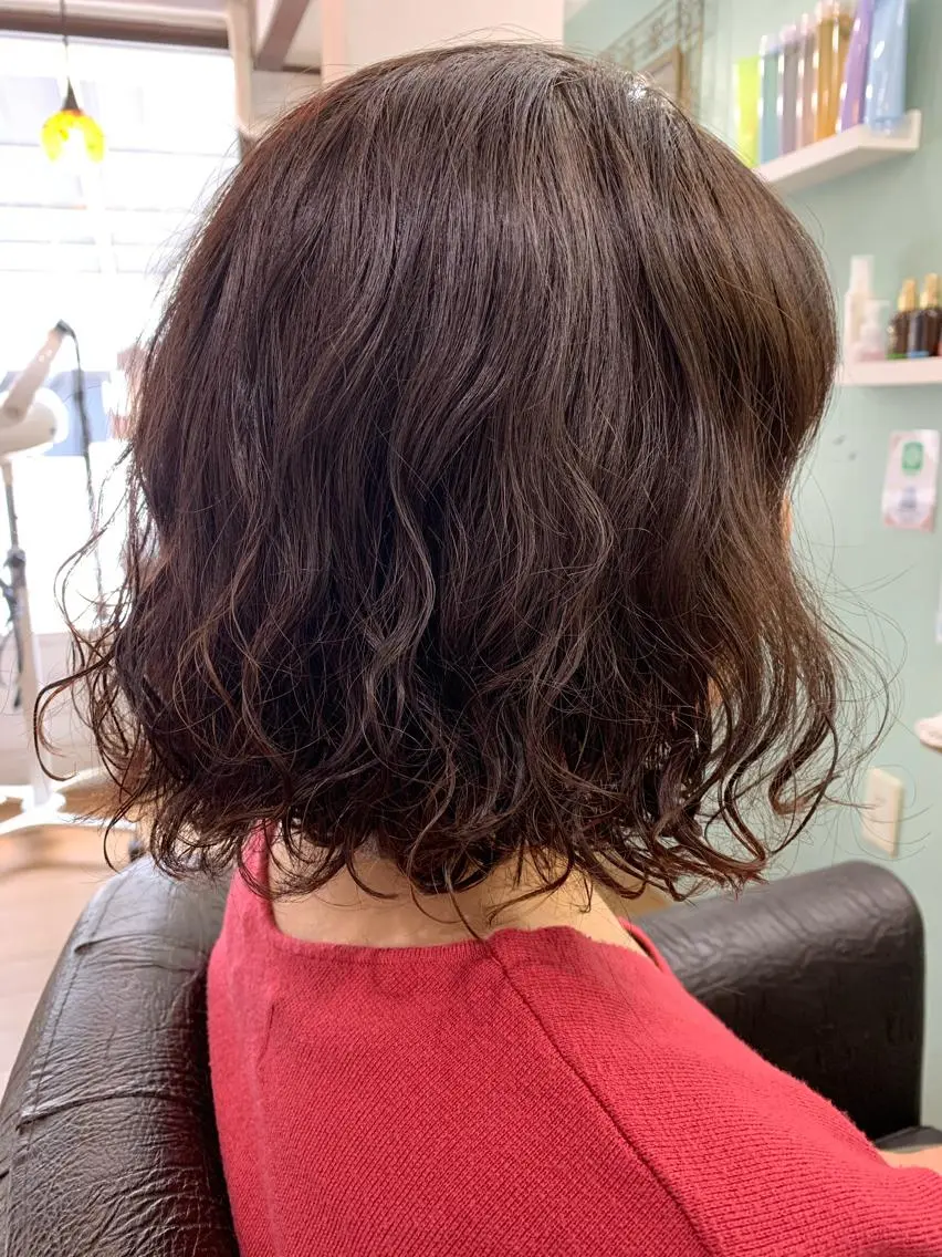 ミディアム パーマ R ri R takagiのヘアスタイル