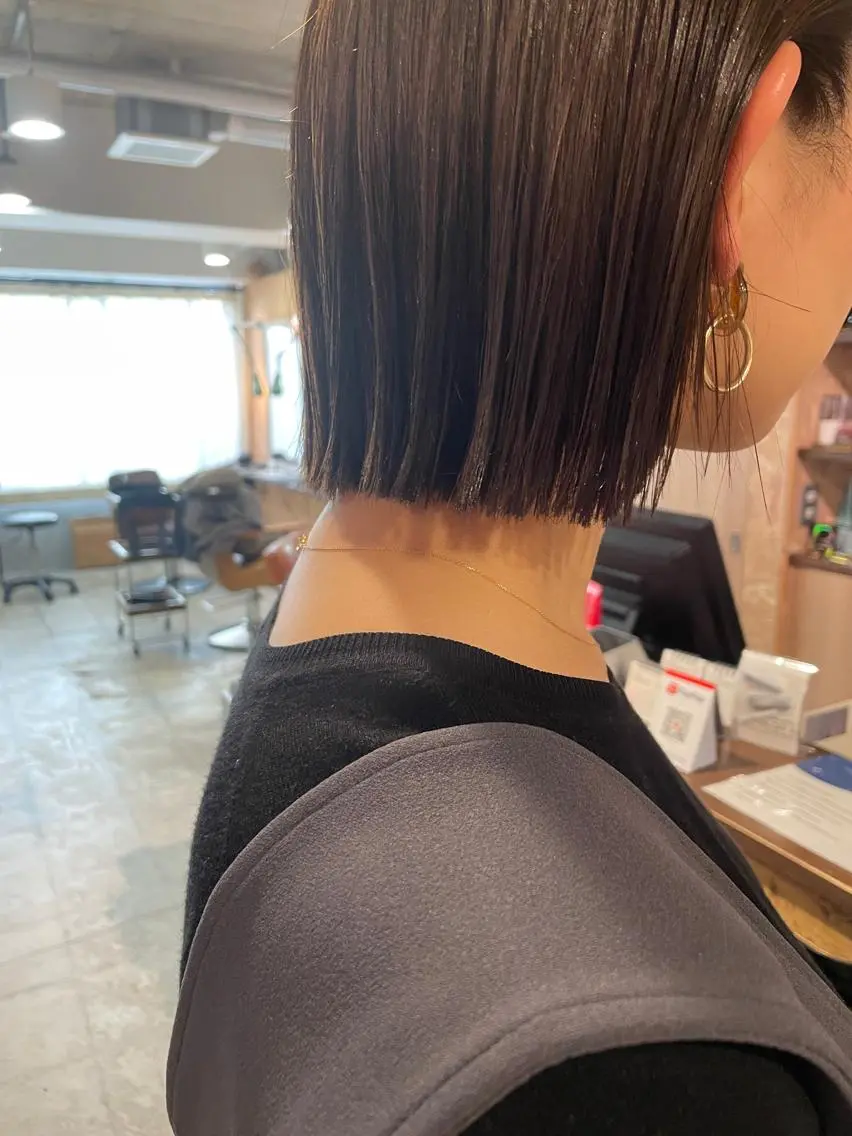 ショート カット ヘアカラー トリートメント ayane⭐️ボブ・ ショート・パーマのヘアスタイル