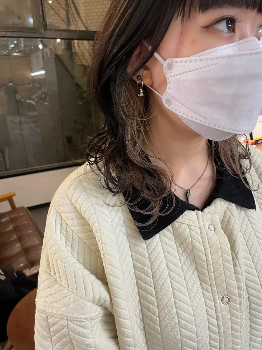ミディアム カラー ヘアアレンジ layer cut 店長/MIKUのその他イメージ