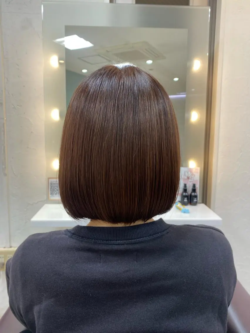 ショート カラー オレンジ ヘアカラー トリートメント 福原 未来のヘアスタイル
