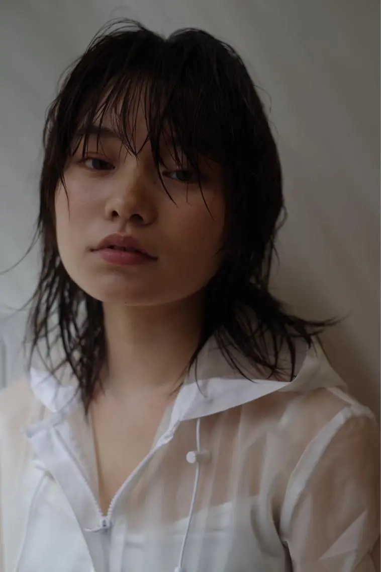 ミディアム カラー パーマ ヘアアレンジ メンズ キッズ ネイル マツエク・マツパ メンズウルフカット アディクシーカラー 透明感カラー ボブ ウルフカット 藤井 仁紀のヘアスタイル