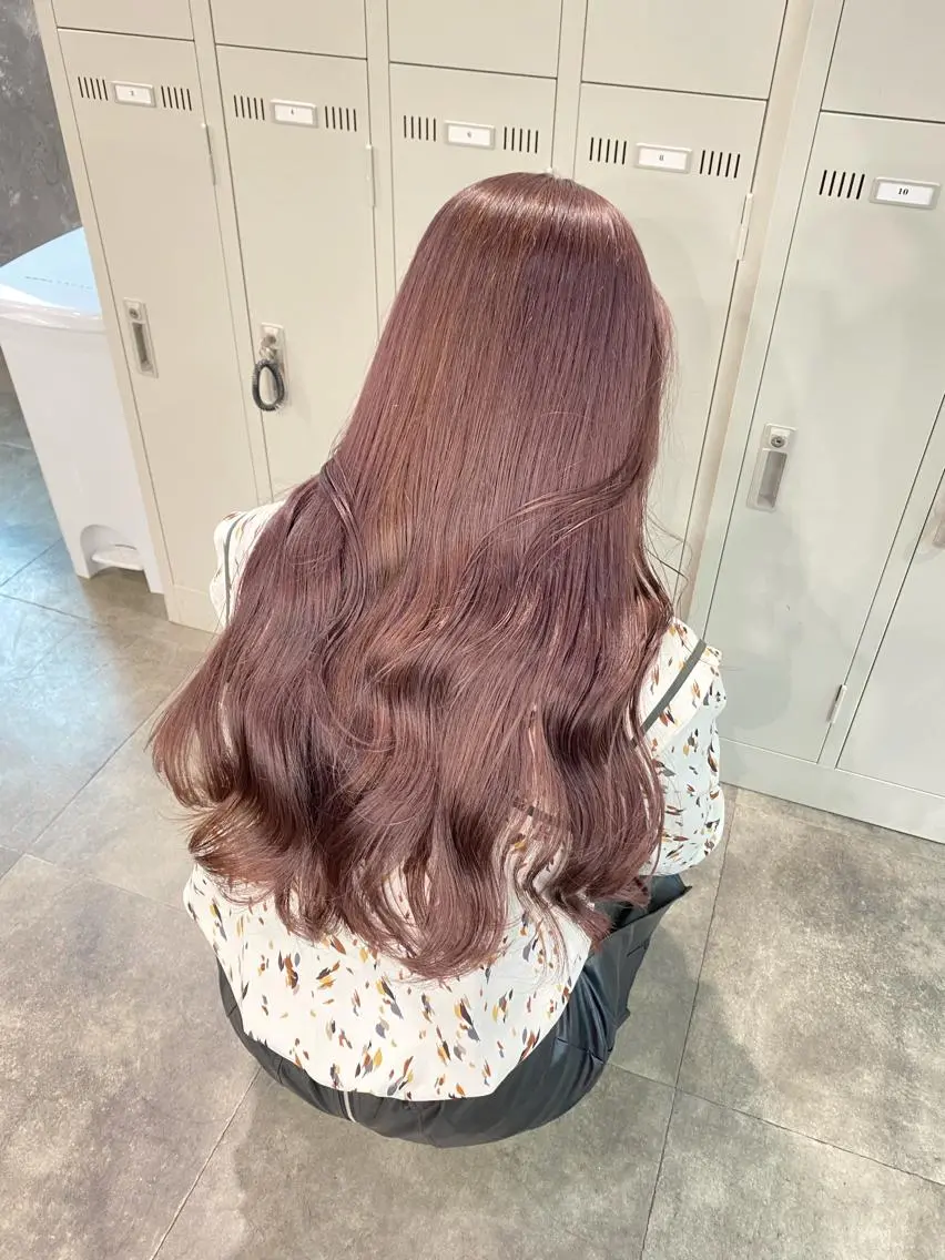 ロング カラー エフェクトブリーチ 🌟前澤啓太朗のヘアスタイル