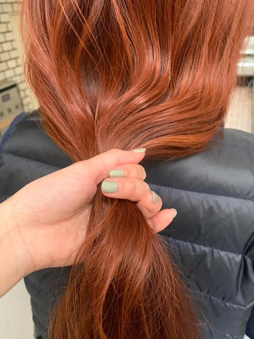 ロング カラー ヘアカラー トリートメント まろやか透明感カラー ♡MANAのヘアスタイル