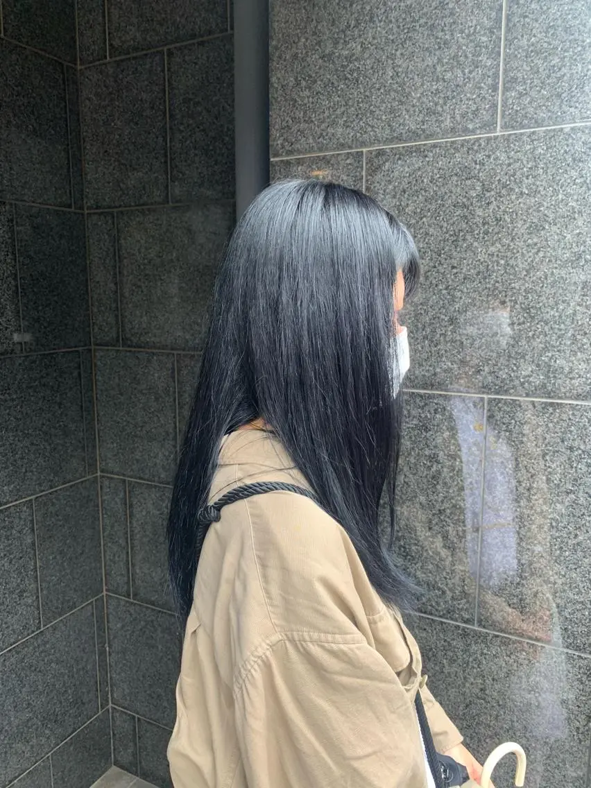 ロング カラー 大人透明感艶カラー 寺田稜のヘアスタイル