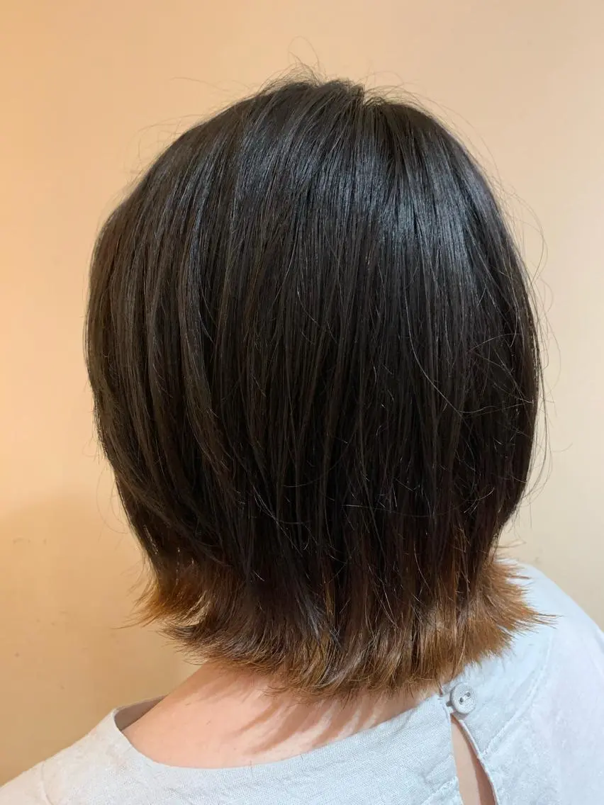 ショート 外ハネヘア ウルフカット ヘッドスパ大好き 美容師🌿堀江のヘアスタイル