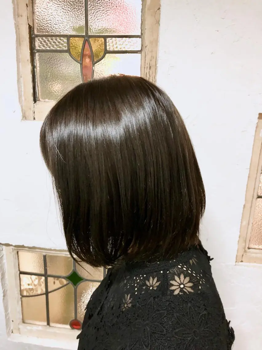 ミディアム カラー 透明感カラー グレージュ イルミナカラー オリーブグレージュ オリーブグレー 桐原 竜也のヘアスタイル