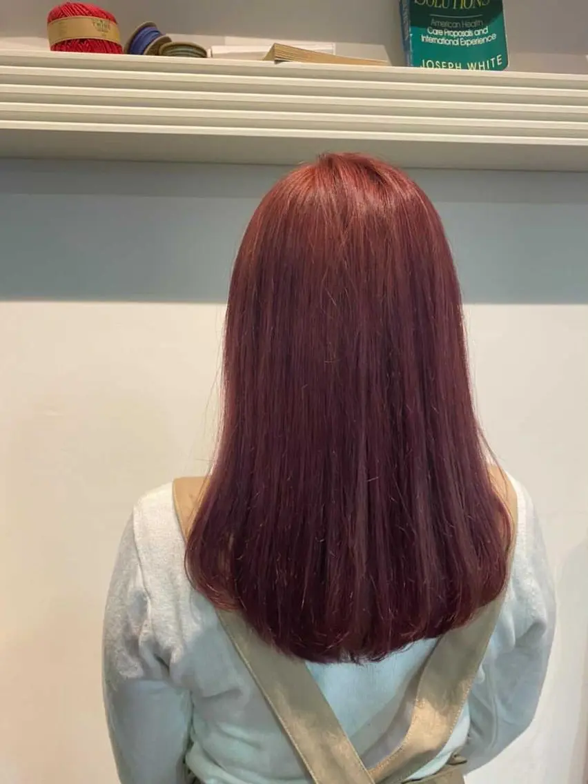 セミロング ヘアカラー トリートメント ヘッドスパ ヘアセット 大宮/山口 竣也のヘアスタイル