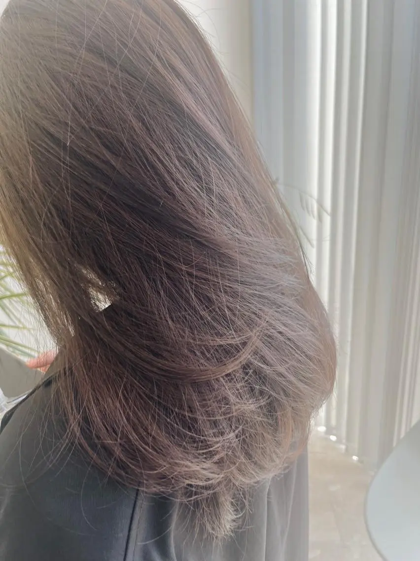 カラー ブリーチ 透明感カラー ブリーチなしカラー kitagawa mayuのヘアスタイル