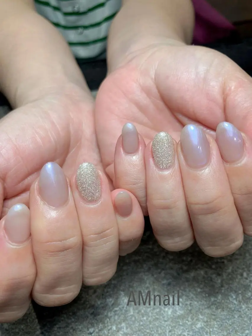 ネイル アートネイル 持ち込み シンプルネイル ハンドネイル Am:nail 柏 SUE（スゥ）のネイルデザイン