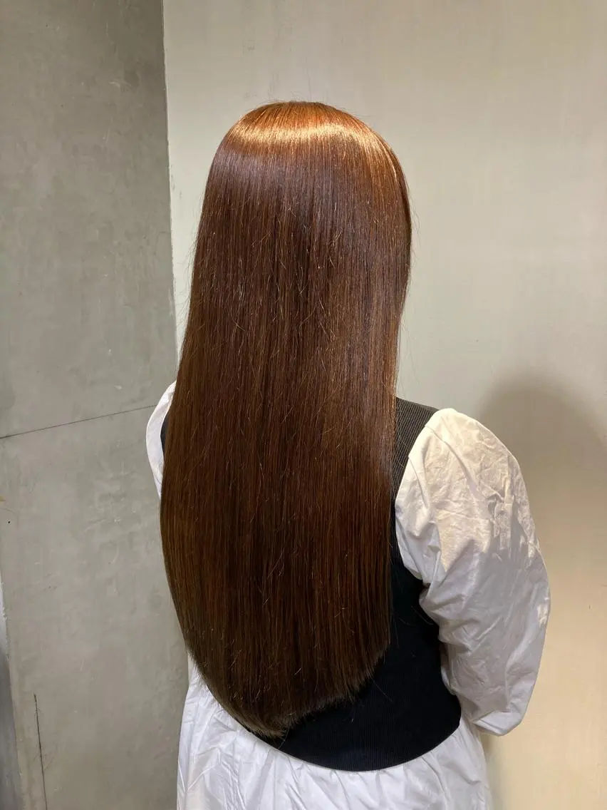 カラー 縮毛矯正 WAWA miu🌷のヘアスタイル