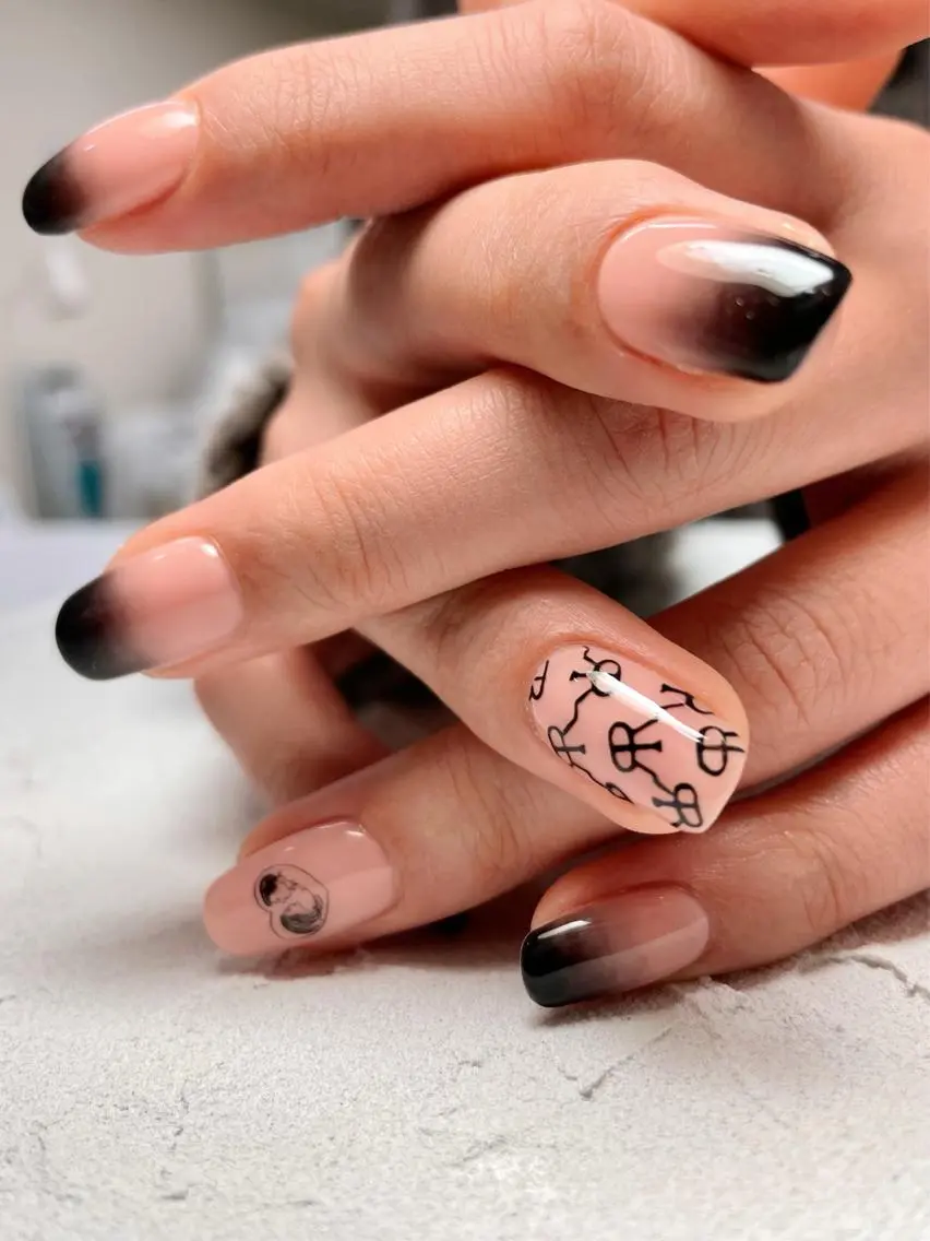ネイル グラデーション ハンドネイル Nail salon Euphoriaのネイルデザイン