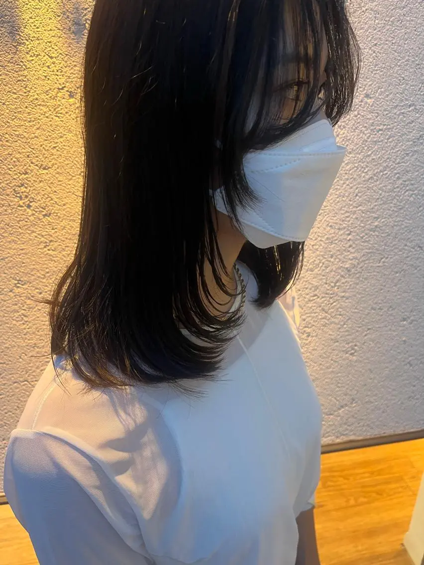 ミディアム ウルフカット 飯島久美/ カットモデル募集中のヘアスタイル