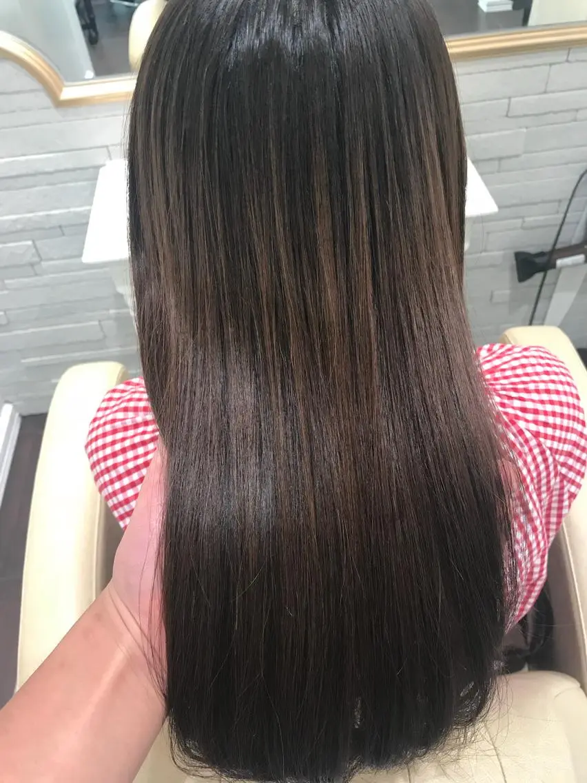ロング カット トリートメント 韓国ヘア×髪質改善 ⭐️谷遼平⭐️のヘアスタイル