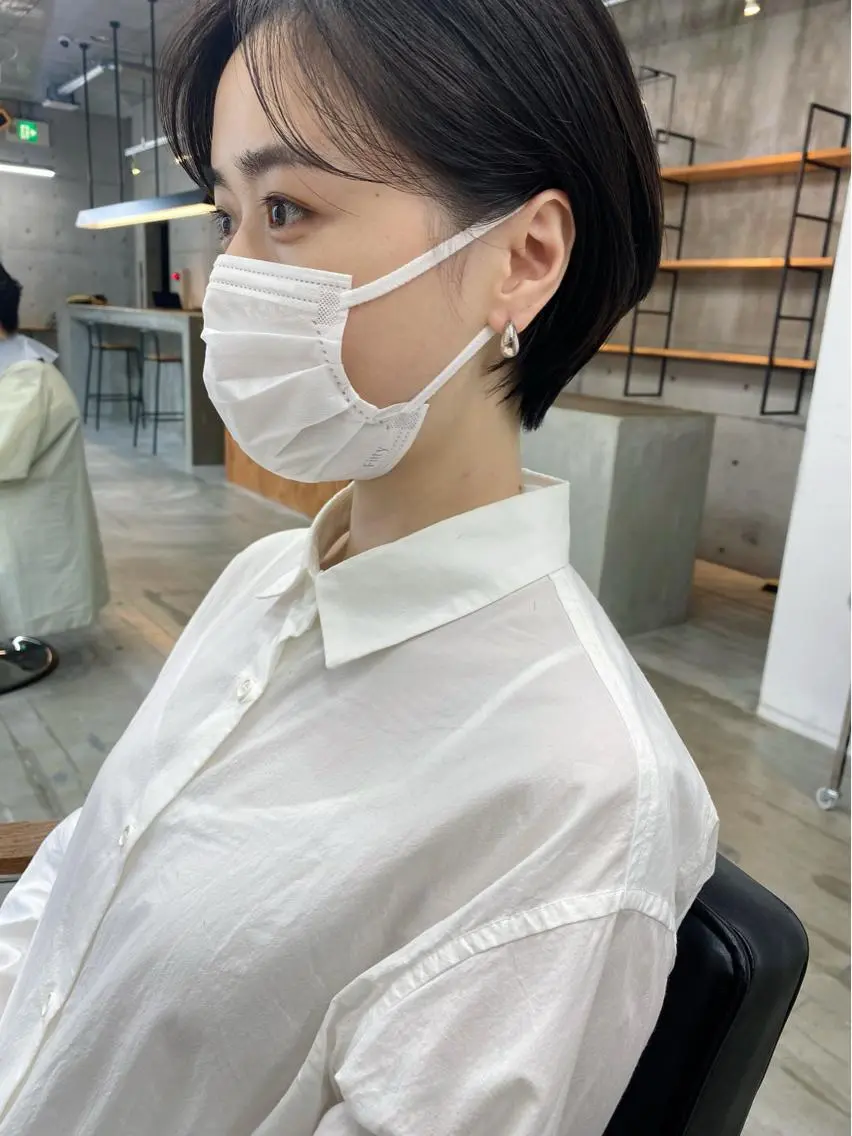 ショート カラー ヘアアレンジ ショートボブ ボブ ショートヘア son hair HIROEのヘアスタイル