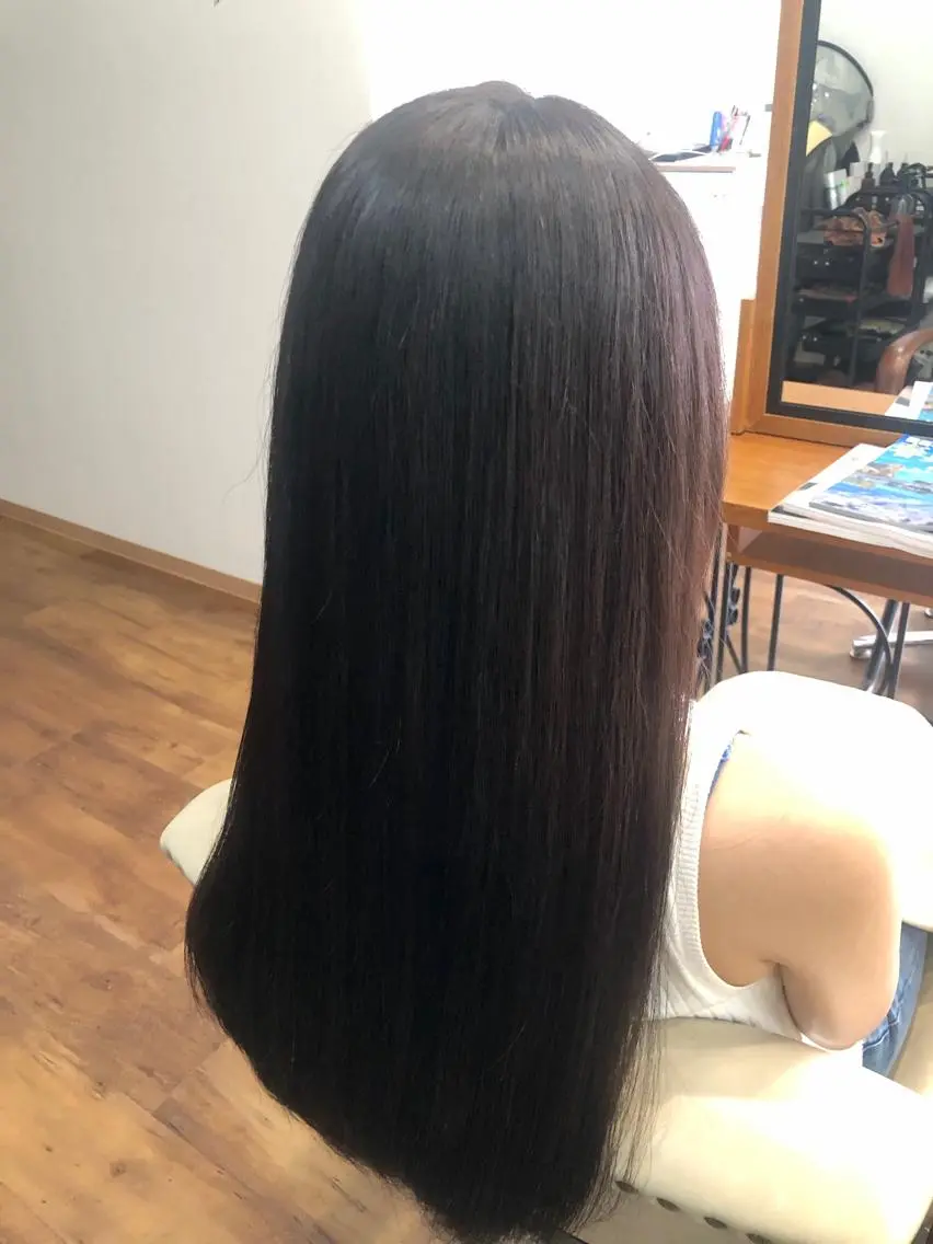 ロング カラー grace hair Lan🍋アカネのヘアスタイル