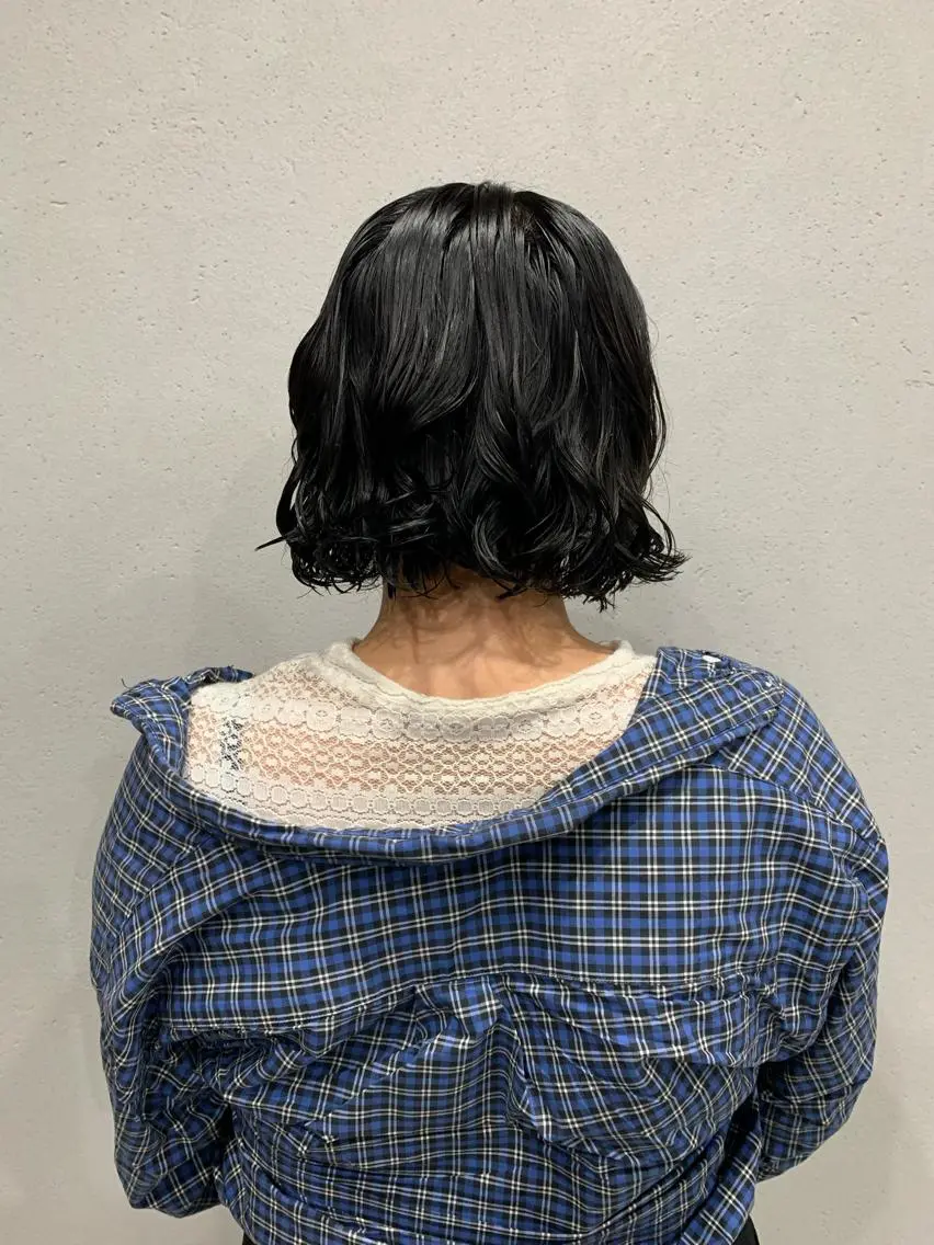 パーマ ボブパーマコテ巻き風 パーマNo1深江秀平のヘアスタイル