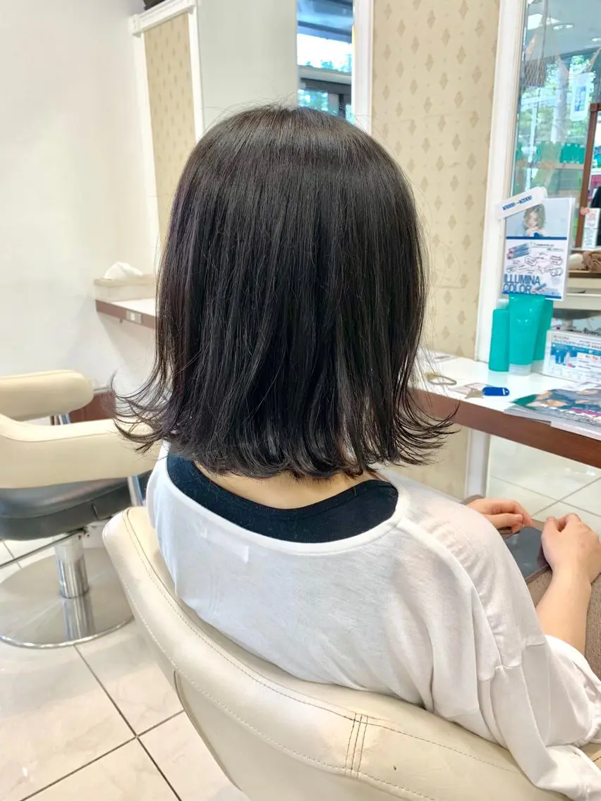 ミディアム ミディアムパーマ miiro 長津田 髪質改善 フジムラのヘアスタイル