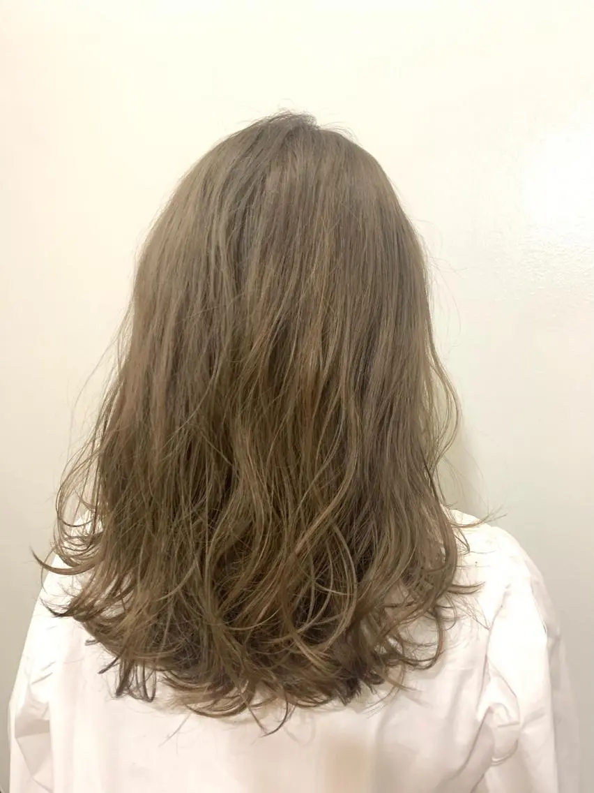 セミロング ヘアカラー トリートメント ヘッドスパ ヘアセット 大宮/山口 竣也のヘアスタイル
