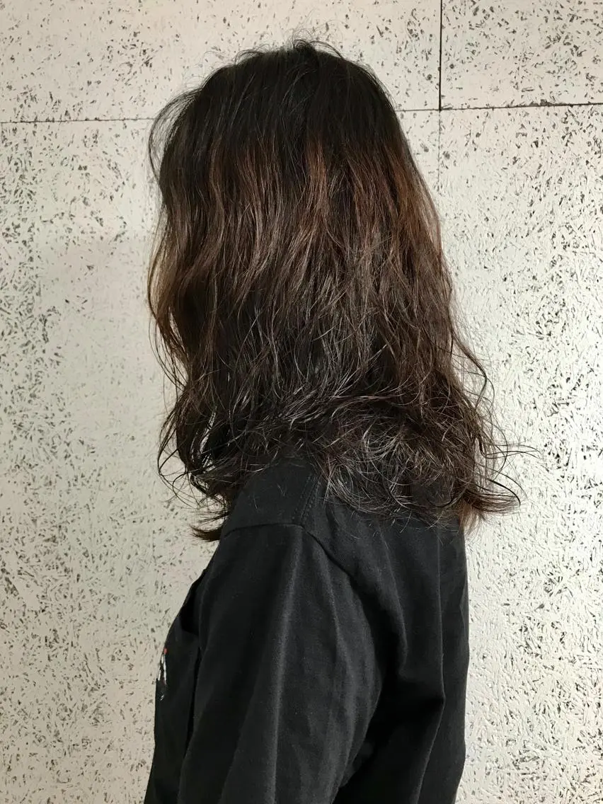 ロング パーマ KOOKI スティードトーキョーのヘアスタイル