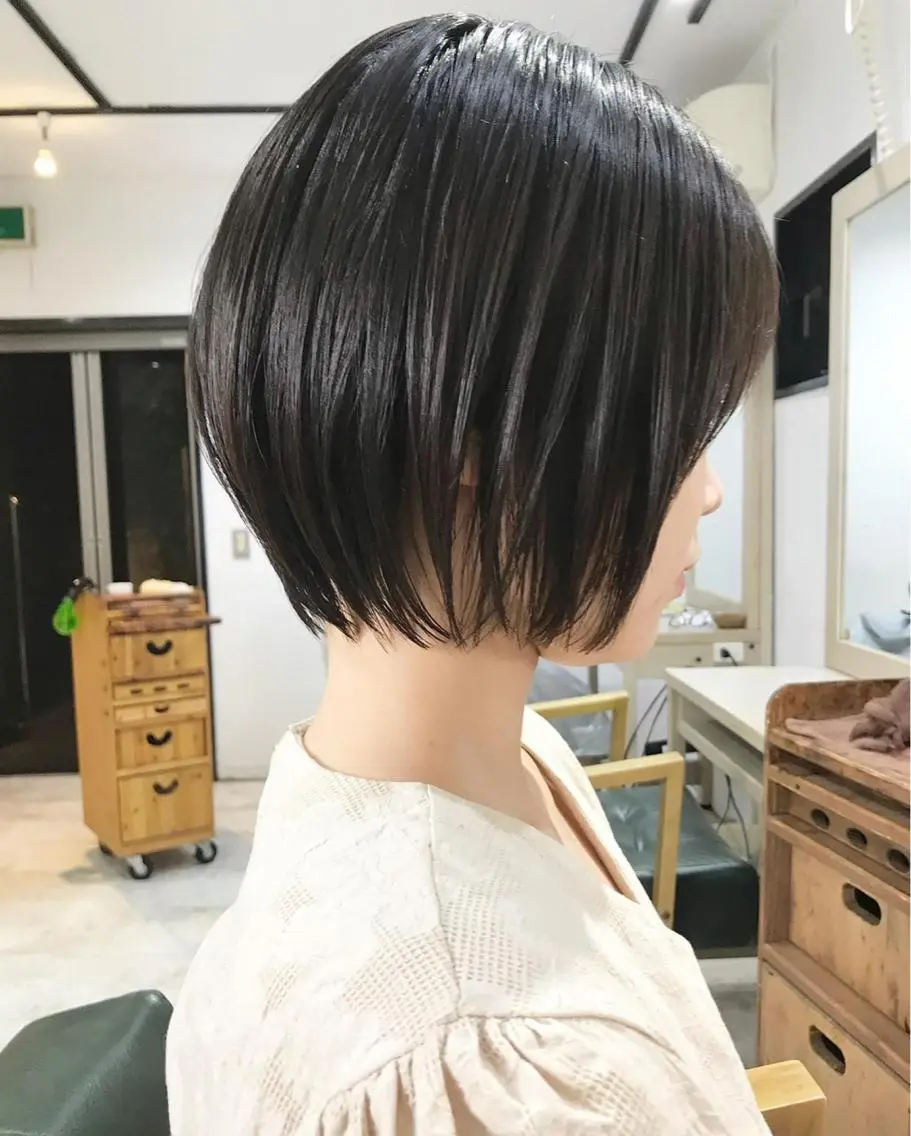 ショート カラー ボブ 暖色カラー🍊 せきゆうかのヘアスタイル