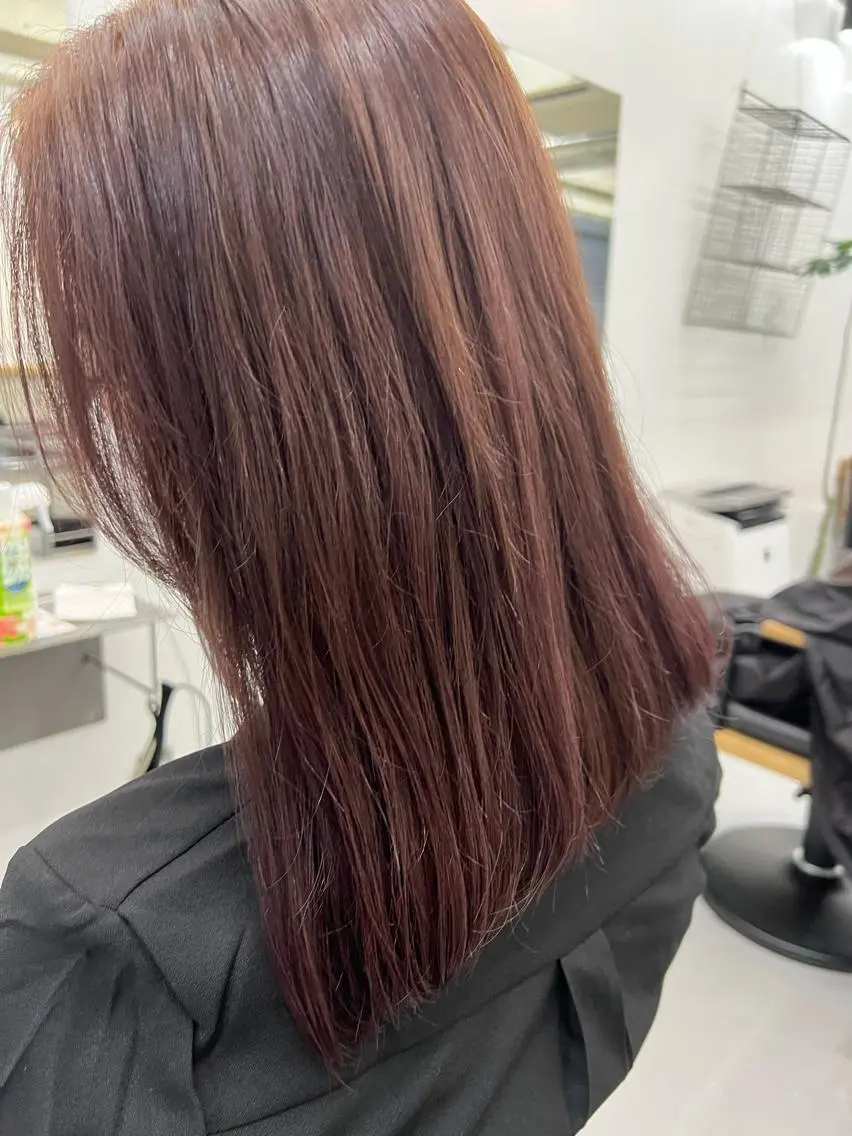 カラー ブラウンカラー スパイキーショート パーマ　具志堅　太志のヘアスタイル