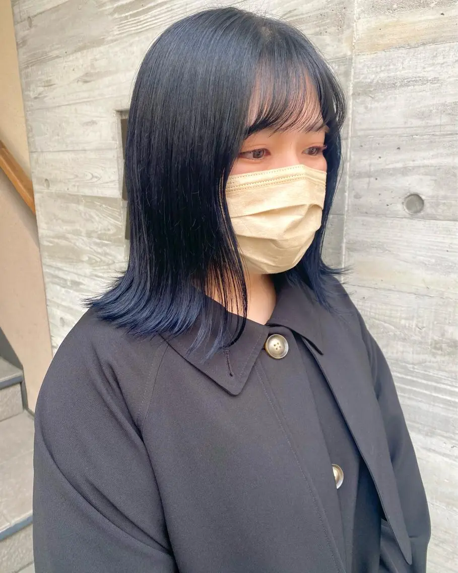ミディアム Okamura Chisatoのヘアスタイル