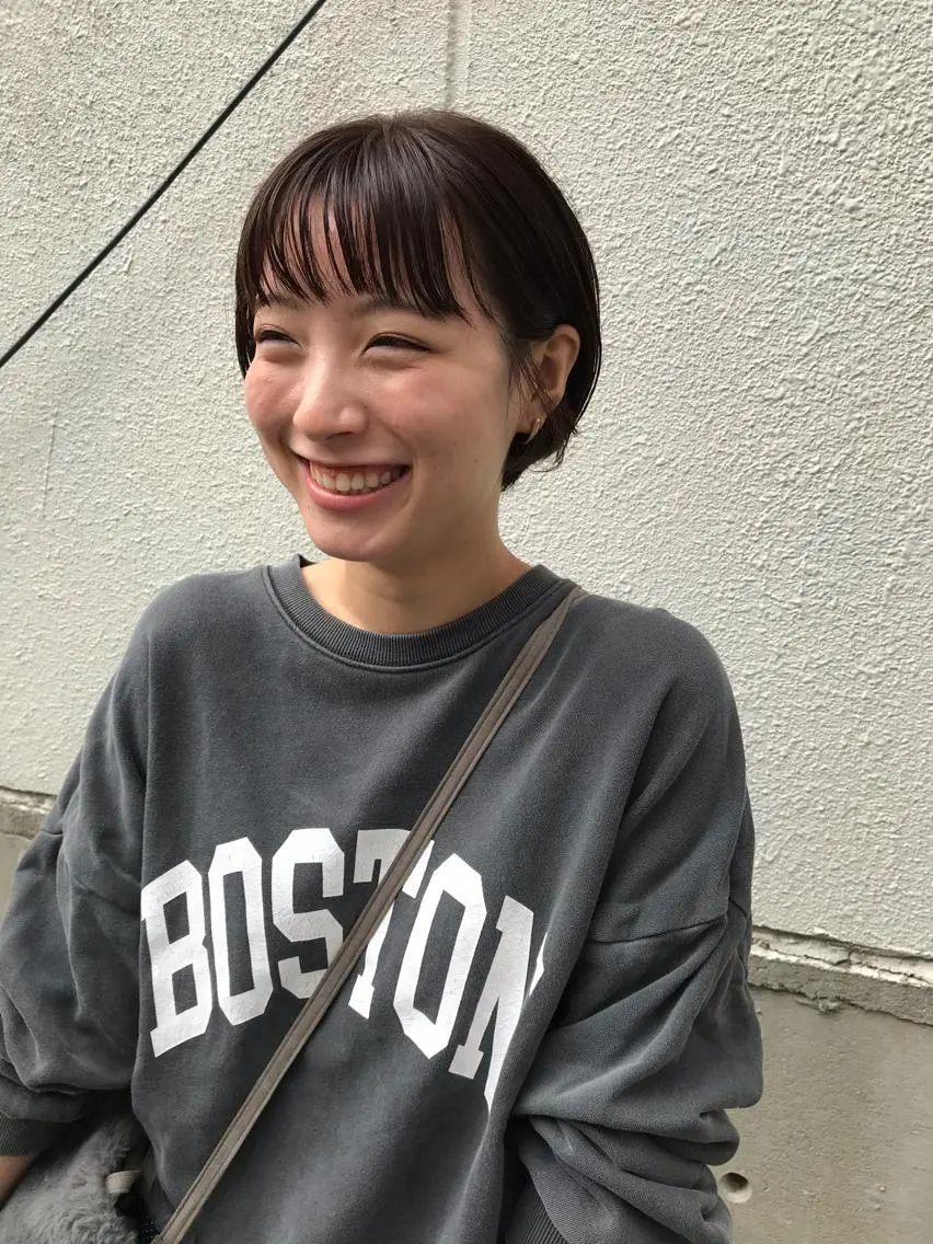 ショート くせ毛 ayane⭐️ボブ・ ショート・パーマのヘアスタイル