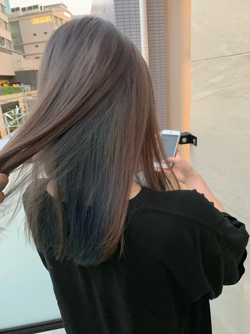 ロング カラー カット パーマ トリートメント カラー特化サロン大阪 ルービック江坂/新城のヘアスタイル