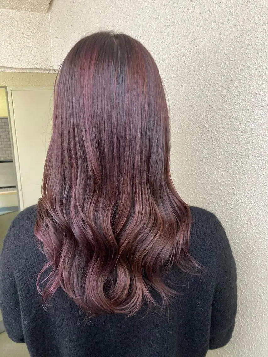 ロング カラー ラベンダーカラー ピンクカラー ピンクラベンダー 🌸髪質改善特化🌸 店長 ゆうやのヘアスタイル