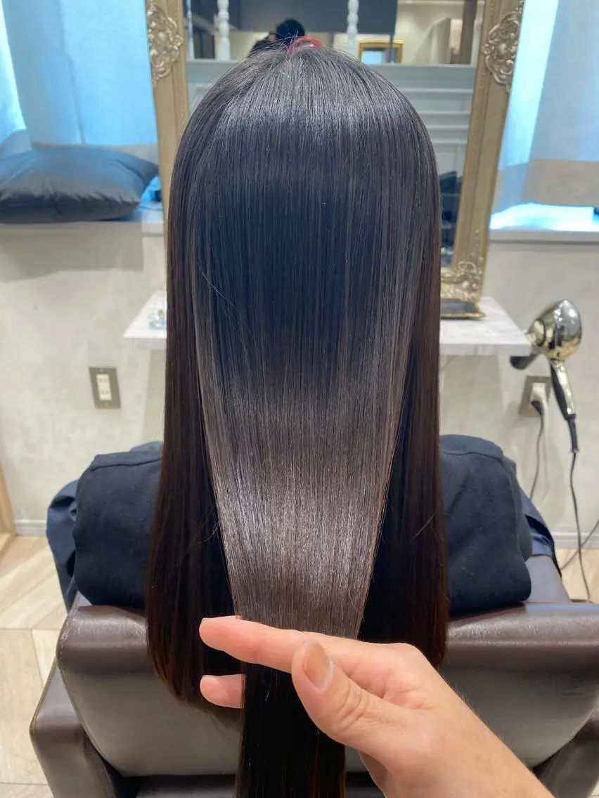 ロング 髪質改善 縮毛矯正 【髪質改善特化】 ✂︎ jun ✂︎のヘアスタイル