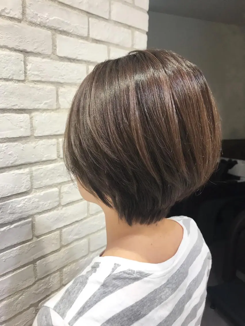 ショート ショートヘア 米良 志織のヘアスタイル