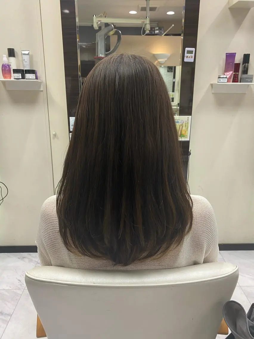 ロング レイヤーカット シャギー 目黒 碧人のヘアスタイル