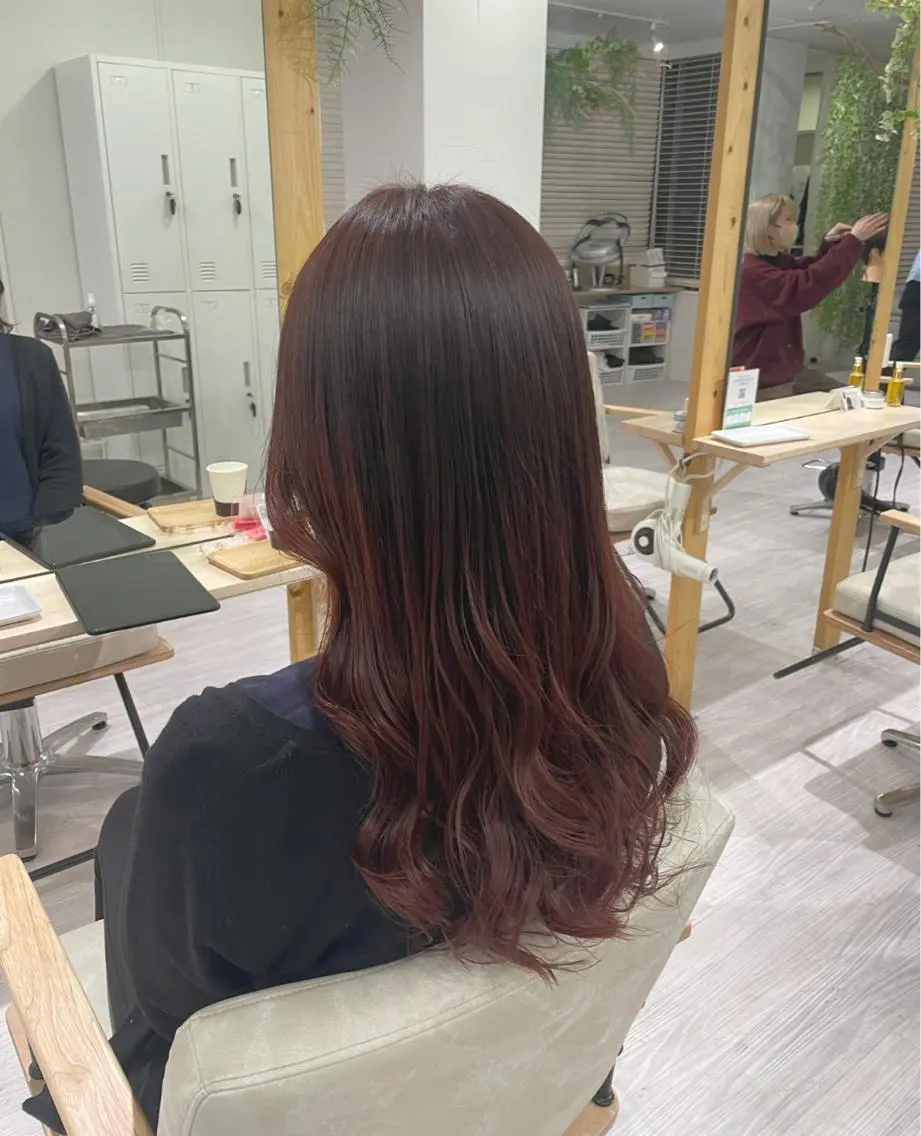 カラー ヘアカラー トリートメント ❤︎SAKURA 【Rico】❤︎のヘアスタイル
